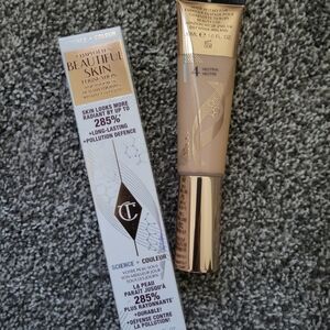 Charlotte Tilbury Beautiful Skin Foundation - Neutral 4 (Beige, Gold Accents)